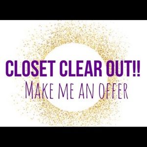 Closet clean out!  All reasonable offers accepted!